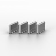LΙΝDΥ USB Type C Port Blocker Key - Pack of 4 Blockers, White 40427